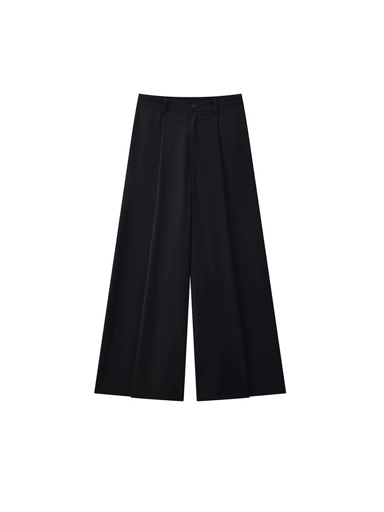 JIECHI straight-leg loose casual mopping suit pants - TRUTH.