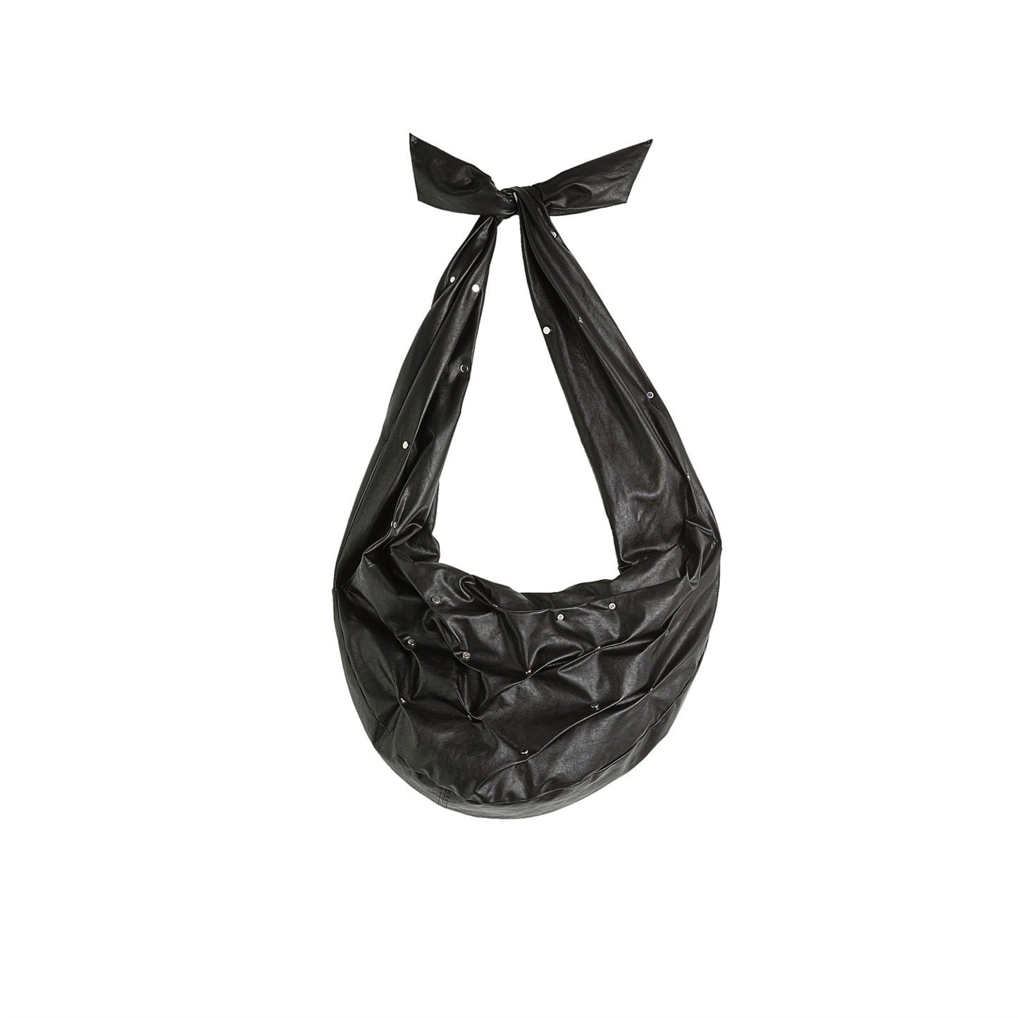 FRKM SCD with Hand Stud Encrusting and Pleating Crossbody Bag - ICON.