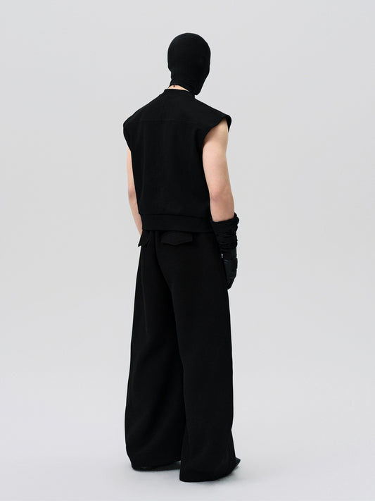 FRKM SCD Inverted Triangle Cropped Loose Sleeveless Vest - YARA.