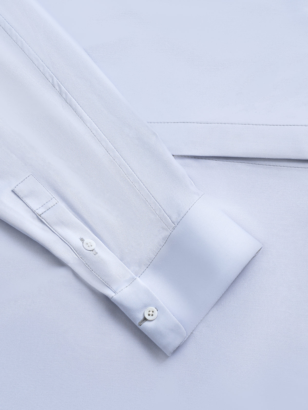 OWNLIFE Fiber Natural Jade Buckle Stand Collar Men's Shirt - MARK.