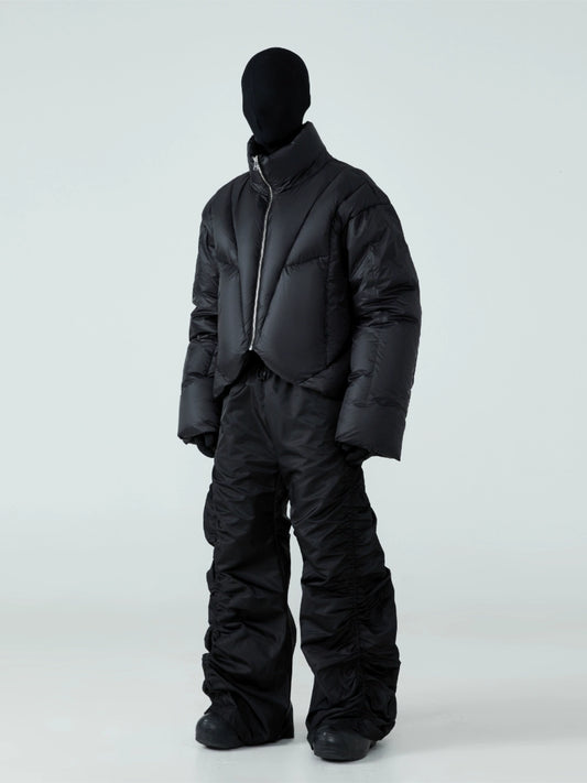 FRKM SCD 90 White Duck Down Thickened Warm Cropped Jacket- VERICK.