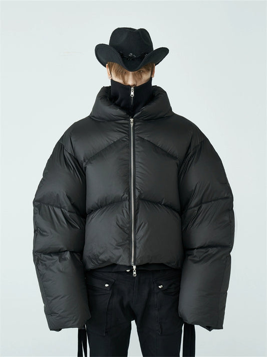 FRKM SCD FW 90 White Duck Down Heavy Loose Thick Unisex Jacket - JANIS.