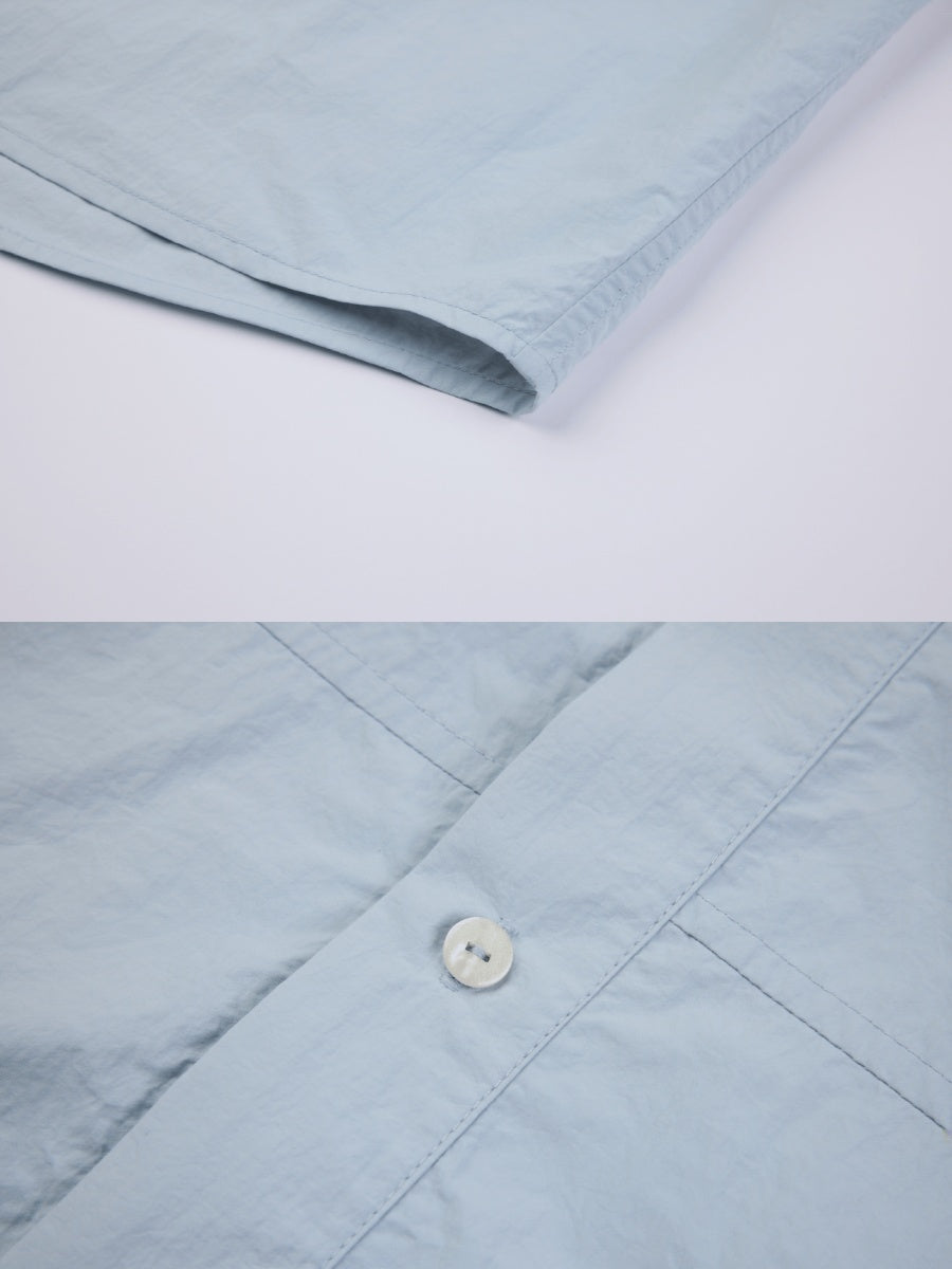 OWNLIFE short-sleeved shirt sky blue versatile - RICHARD.