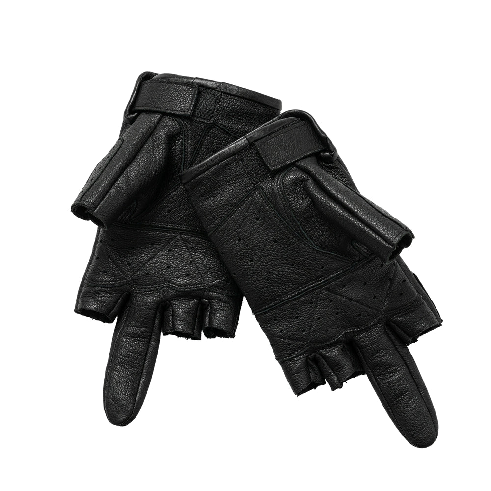 FRKM SCD 24F W Real Sheepskin Middle Finger Commuter Cycling Antique Abrasion Gloves- RENT