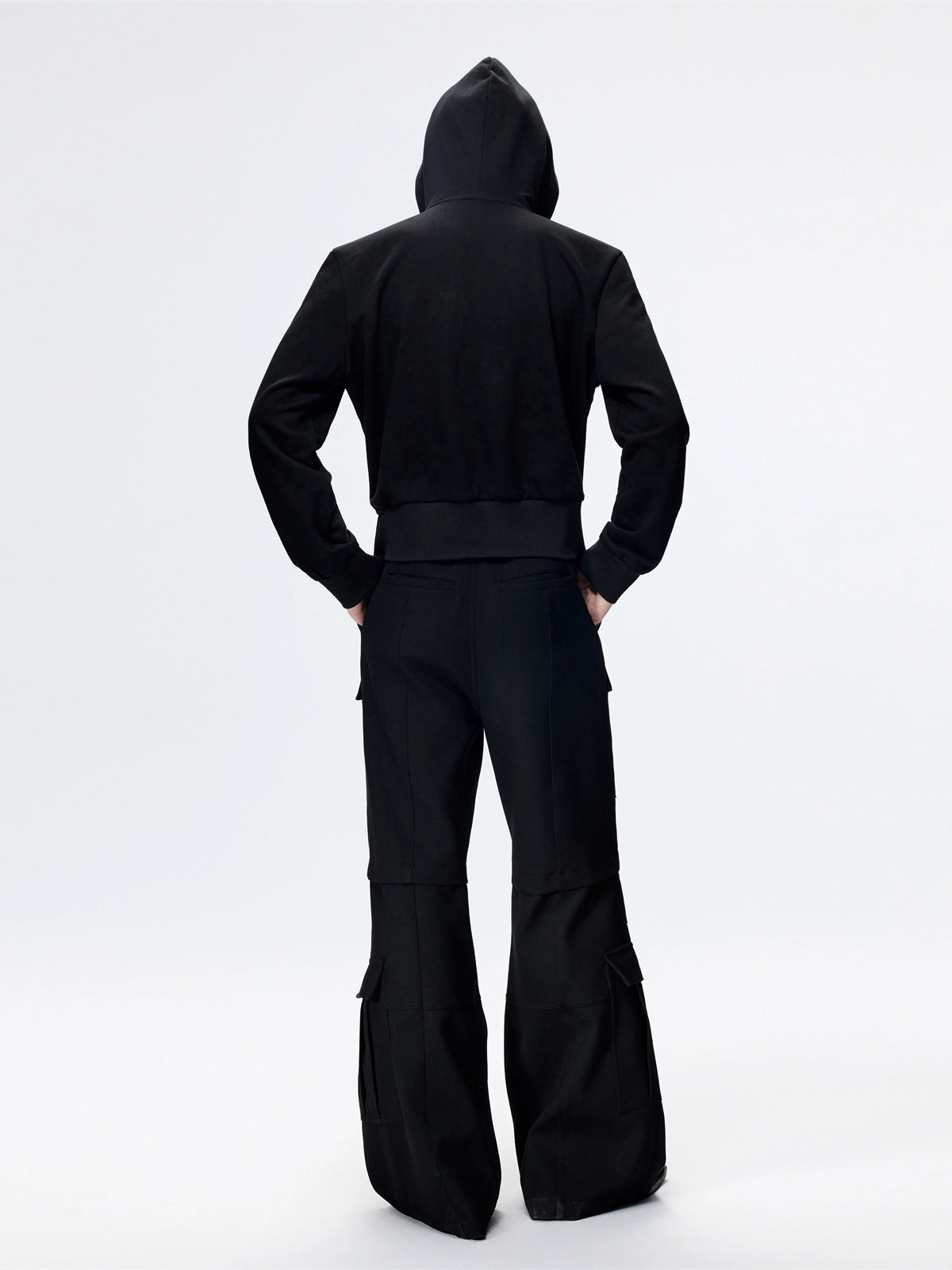 FRKM SCD Slim Hooded Unisex Black Simple Versatile Jacket - CASSIDY.