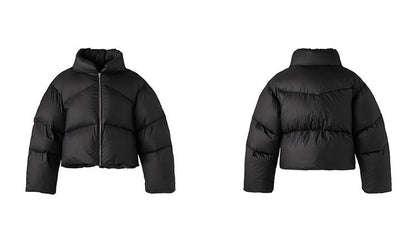 FRKM SCD FW 90 White Duck Down Heavy Loose Thick Unisex Jacket - JANIS.