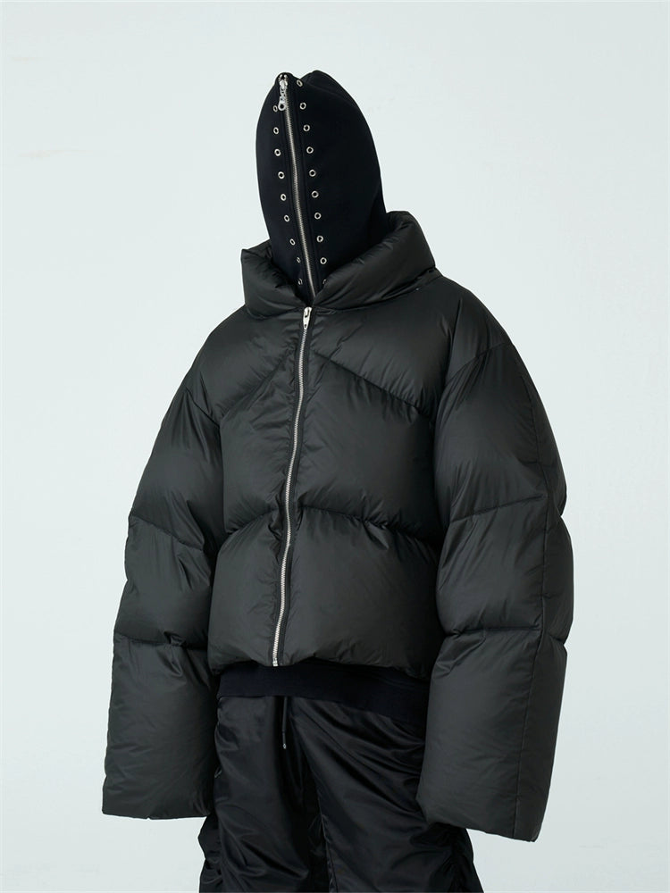 FRKM SCD FW 90 White Duck Down Heavy Loose Thick Unisex Jacket - JANIS.