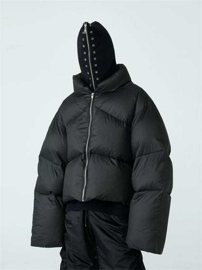 FRKM SCD FW 90 White Duck Down Heavy Loose Thick Unisex Jacket - JANIS.