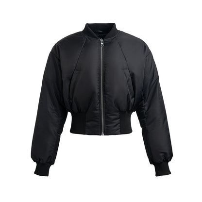 FRKM SCD Waist Cropped Duck Down Thickened Unisex Jacket- ORANGE.