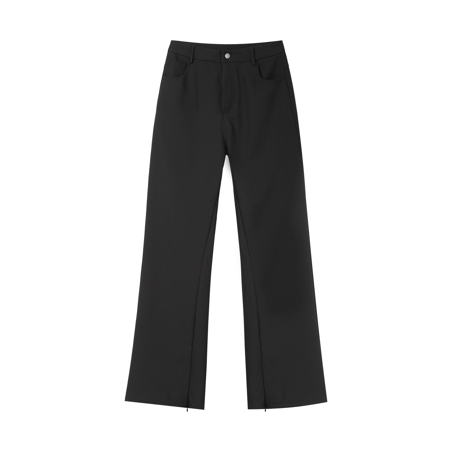 FRKM SCD slightly elastic stiff fabric three-dimensional flared pants - LESTER.