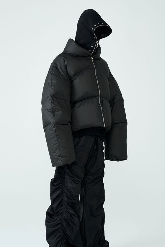 FRKM SCD FW 90 White Duck Down Heavy Loose Thick Unisex Jacket - JANIS.