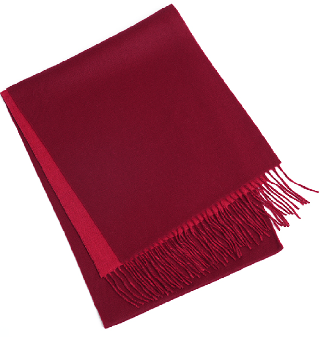 OWNLIFE cashmere double-faced red scarves - MAE.