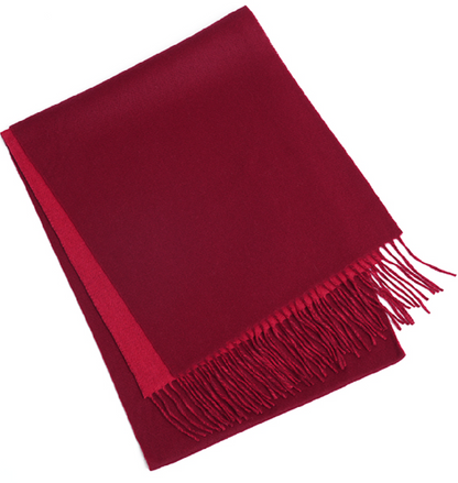 OWNLIFE cashmere double-faced red scarves - MAE.
