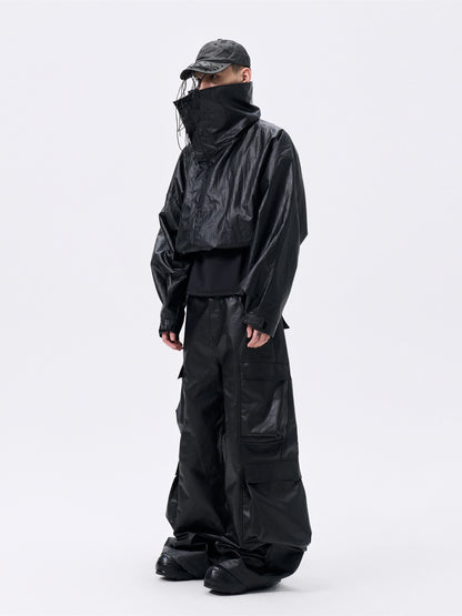FRKM SCD Multi-Pocket Wax-Coated Three-Dimensional Cargo Pants - TATUM.