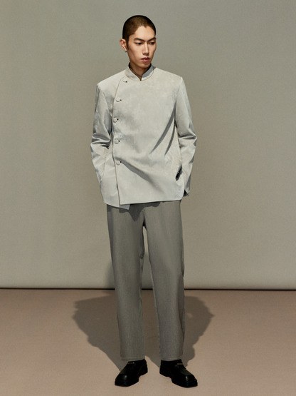 OWNLIFE elasticated waist slim straight pants - CHRISSY.