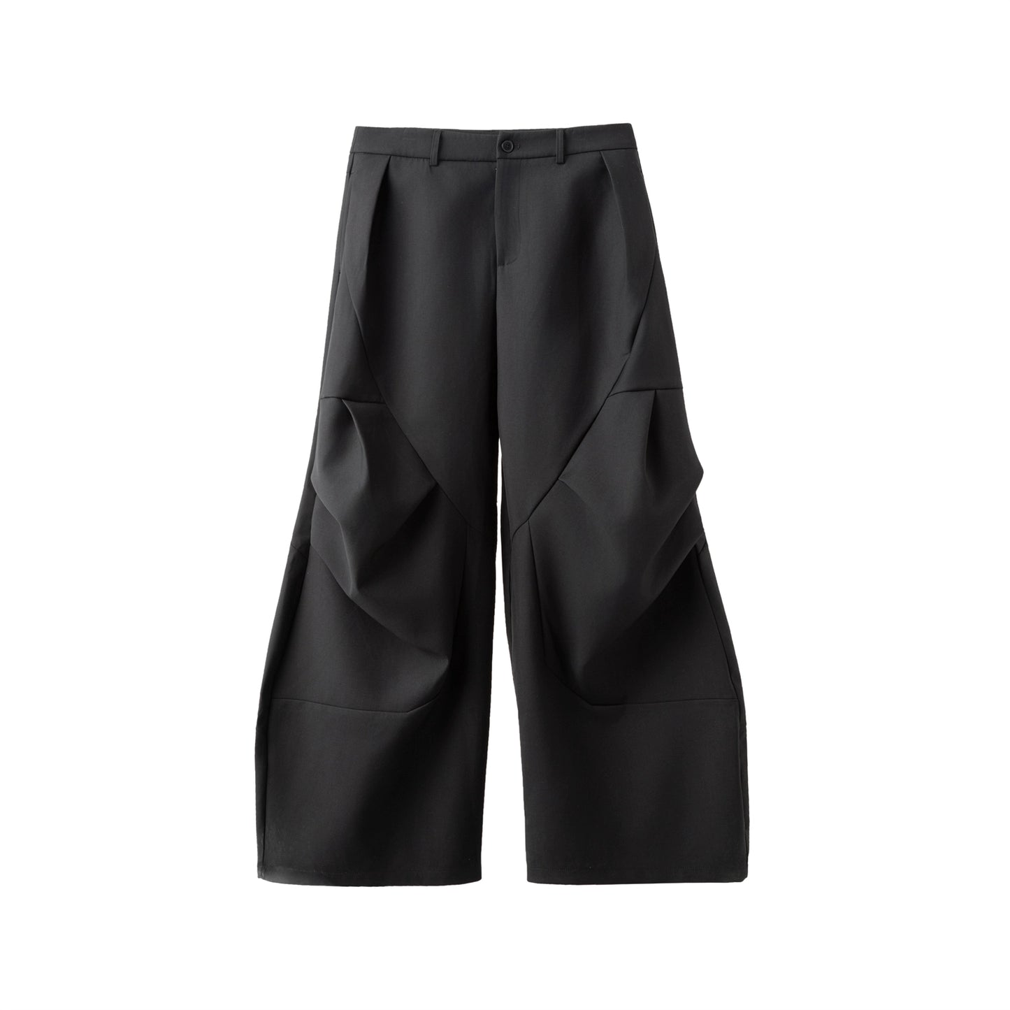 FRKM SCD Three-Dimensional Pleated diamond WideLeg Scimitar Pants-JASPER.