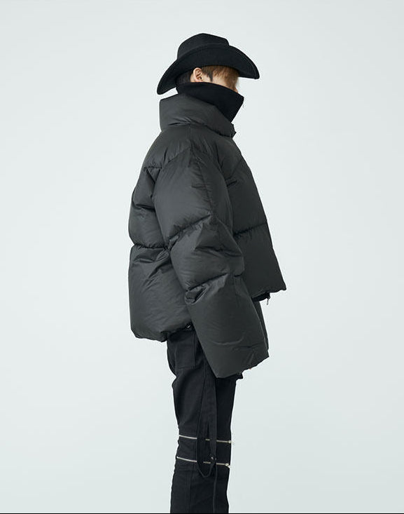 FRKM SCD FW 90 White Duck Down Heavy Loose Thick Unisex Jacket - JANIS.