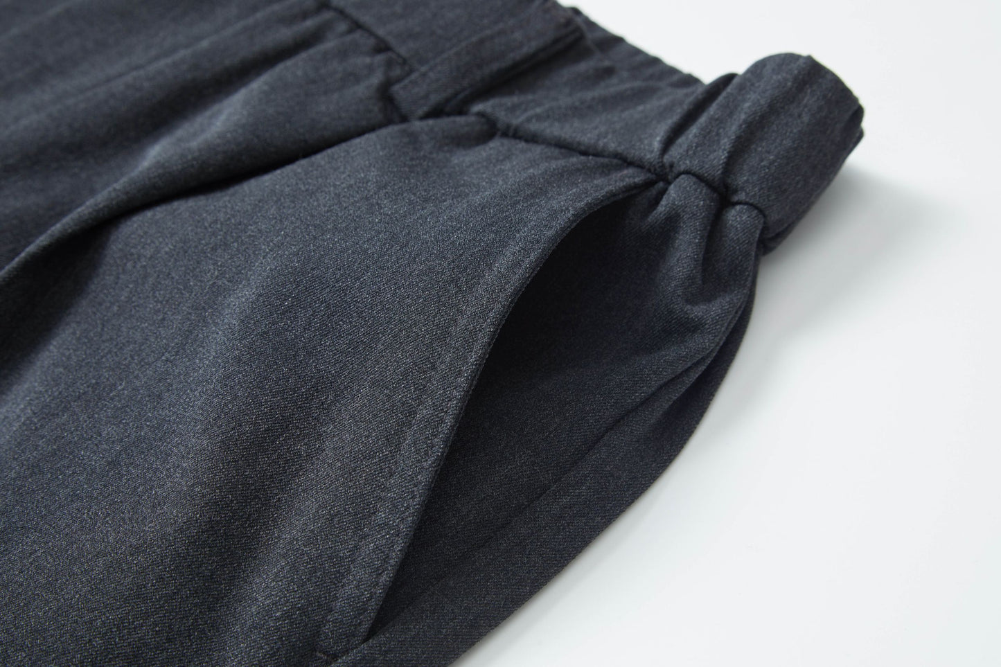 OWNLIFE elasticated waist slim straight pants - CHRISSY.