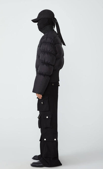 FRKM SCD  90 White Duck Down Thickened Slim Fit Unisex Cropped Jacket- SASHA.