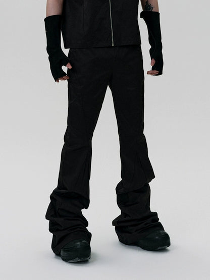 FRKM SCD x 2er0 Collaboration Bootcut Pleated Loose Casual Pants - KARINA.