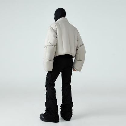 FRKM SCD 24FW 90 White Duck Down Thickened Warm Gray Jacket - LEMON.