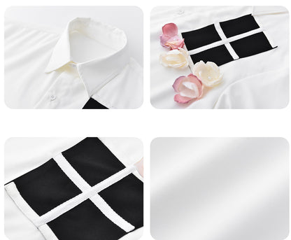 JIECHI casual loose long-sleeved shirt - DARIUS.