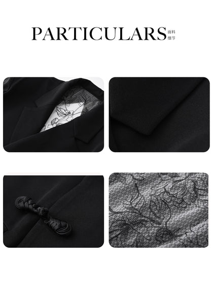 JIECHI  loose silhouette long sleeve wrap top - CALVIN.