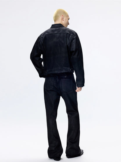 FRKM SCD Jeans Hand-brushed Wax Straight Bootcut Casual Pants - JOCELYN.