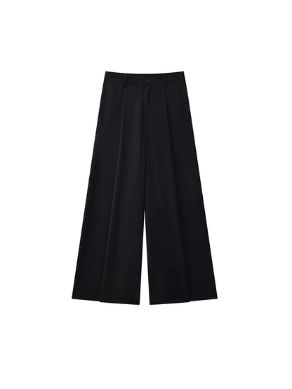 JIECHI  straight-leg loose casual mopping suit pants - TRUTH.