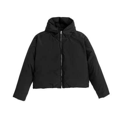 FRKM SCD FW Unisex Short Hooded Solid Color Super Thick All-Match Down Jacket - OLAF.