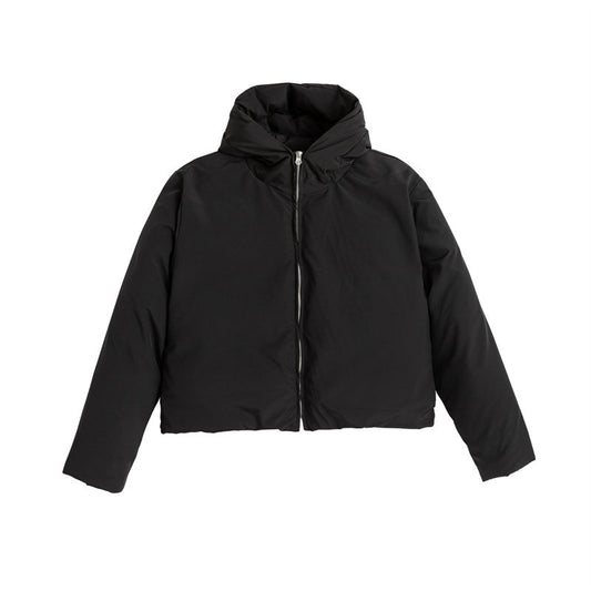 FRKM SCD FW Unisex Short Hooded Solid Color Super Thick All-Match Down Jacket - OLAF.