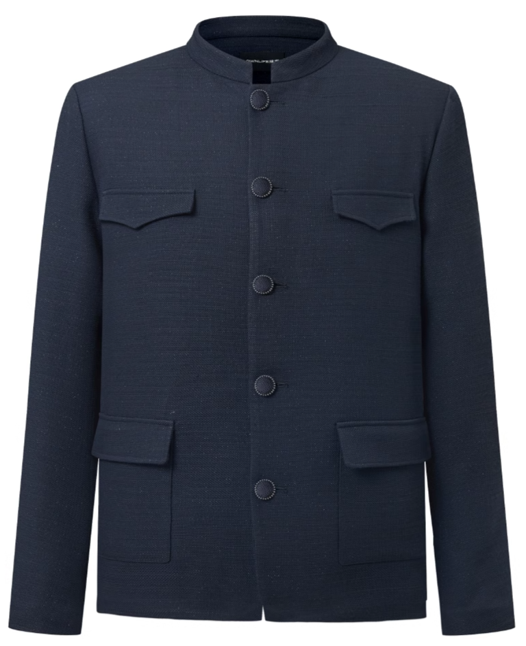 OWNLIFE cotton padded jacket with mulberry silk cotton liner - SILAS.