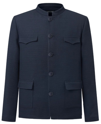 OWNLIFE cotton padded jacket with mulberry silk cotton liner - SILAS.