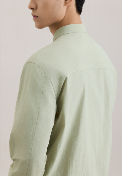 OWNLIFE stand-up collar shirt and shorts set - DECLAN.