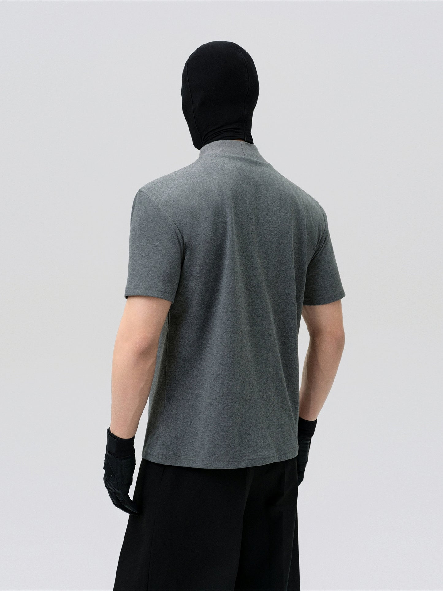 FRKM SCD Solona Fishbone Wide Shoulder Short Sleeve T-Shirt - NATHAN.