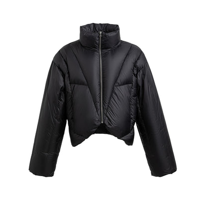 FRKM SCD 90 White Duck Down Thickened Warm Cropped Jacket- VERICK.