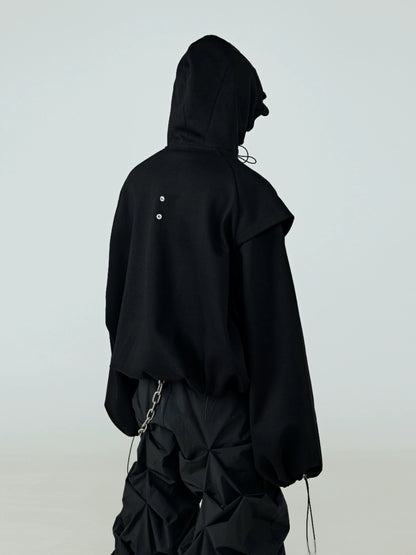 FRKM SCD Oversized frisbee heavy drawstring hooded sweatshirt - UTTER.