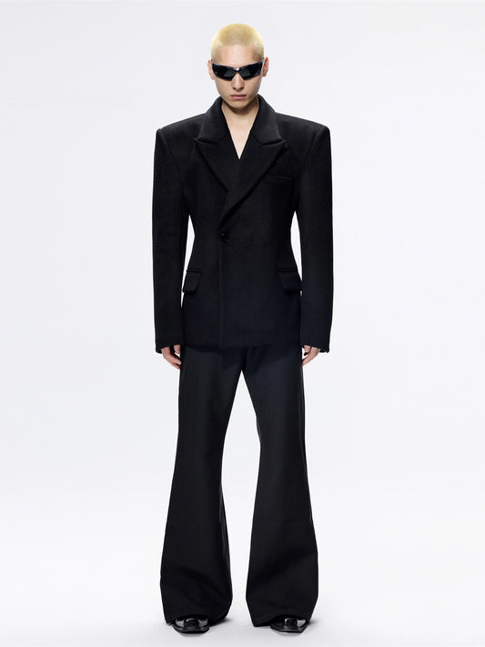 FRKM SCD Waist-cinched shoulder pads and heavy woolen suit -ORLANDO.