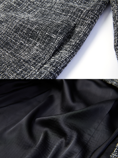 OWNLIFE  stand-up collar metal buckle coat - MIKE.