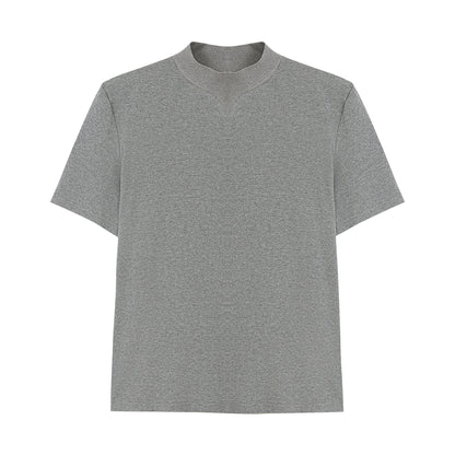 FRKM SCD Solona Fishbone Wide Shoulder Short Sleeve T-Shirt - NATHAN.