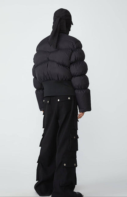 FRKM SCD  90 White Duck Down Thickened Slim Fit Unisex Cropped Jacket- SASHA.