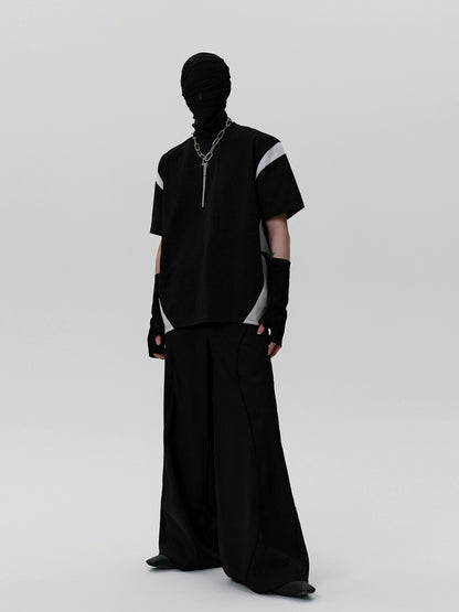FRKM SCD Contrast Stitching Short Sleeve T-Shirt - GREGOR.