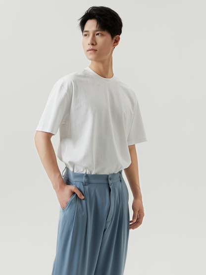 OWNLIFE  slightly wide short-sleeved T-shirt - WILL.