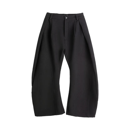 FRKM SCD Press-creased pleated scimitar Wide-leg extra-loose pants - DARREN.