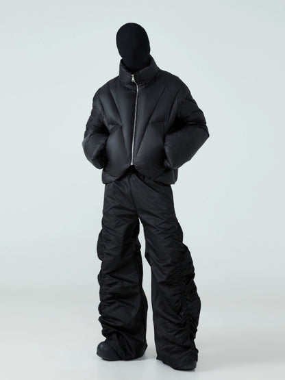 FRKM SCD 90 White Duck Down Thickened Warm Cropped Jacket- VERICK.