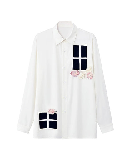 JIECHI casual loose long-sleeved shirt - DARIUS.