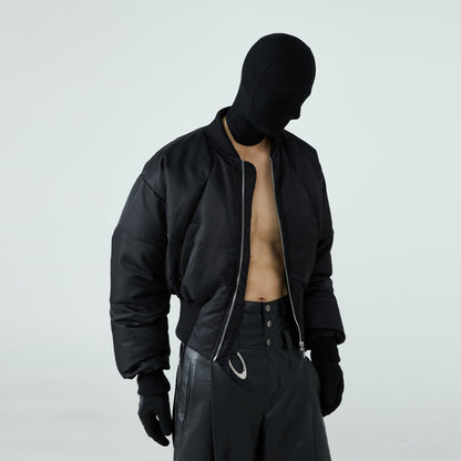 FRKM SCD Waist Cropped Duck Down Thickened Unisex Jacket- ORANGE.