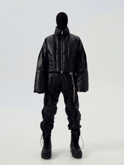 FRKM SCD Three-proof Coated Stand Collar Duck Down Short Jacket - VARIA.