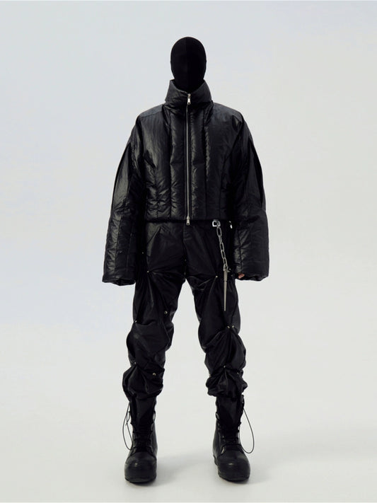 FRKM SCD Three-proof Coated Stand Collar Duck Down Short Jacket - VARIA.