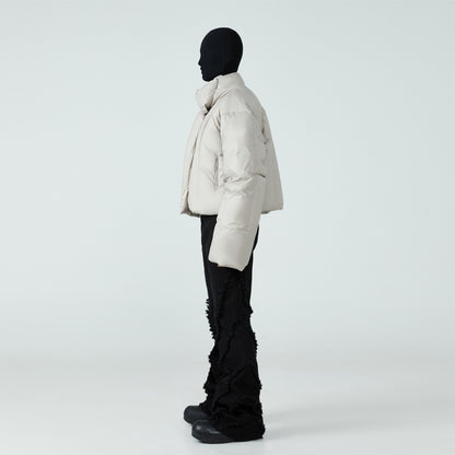 FRKM SCD 24FW 90 White Duck Down Thickened Warm Gray Jacket - LEMON.